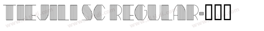 TieJili SC Regular字体转换